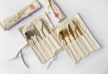 Cargar imagen en el visor de la galería, Kit de cubiertos eco de acero inoxidable