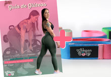 Cargar imagen en el visor de la galería, Guía de glúteos en casa + Kit de bandas de resistencia largas